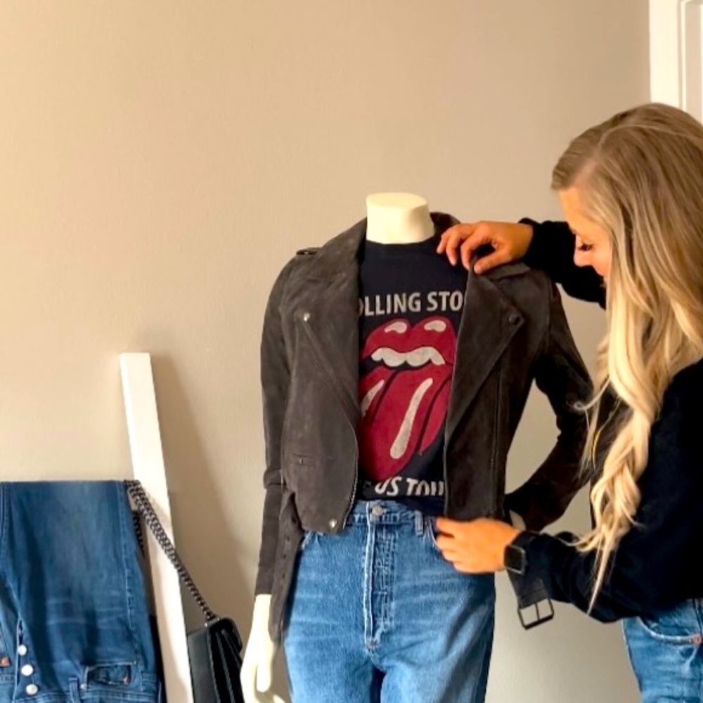 Blank NYC suede moto jacket - Picture 2 of 2